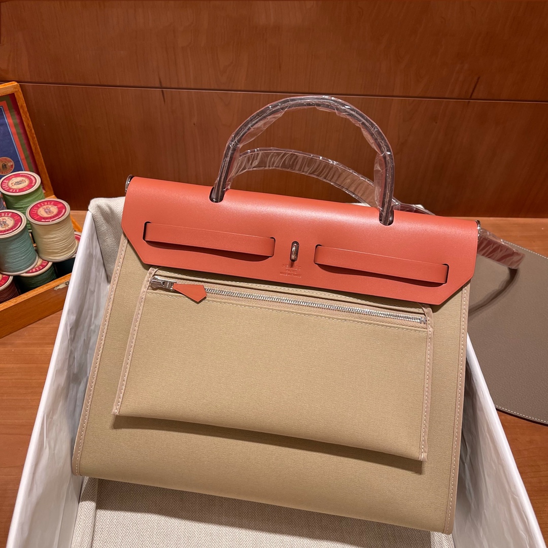 에르메스 에르백31 트렌치 퀴브르 은장